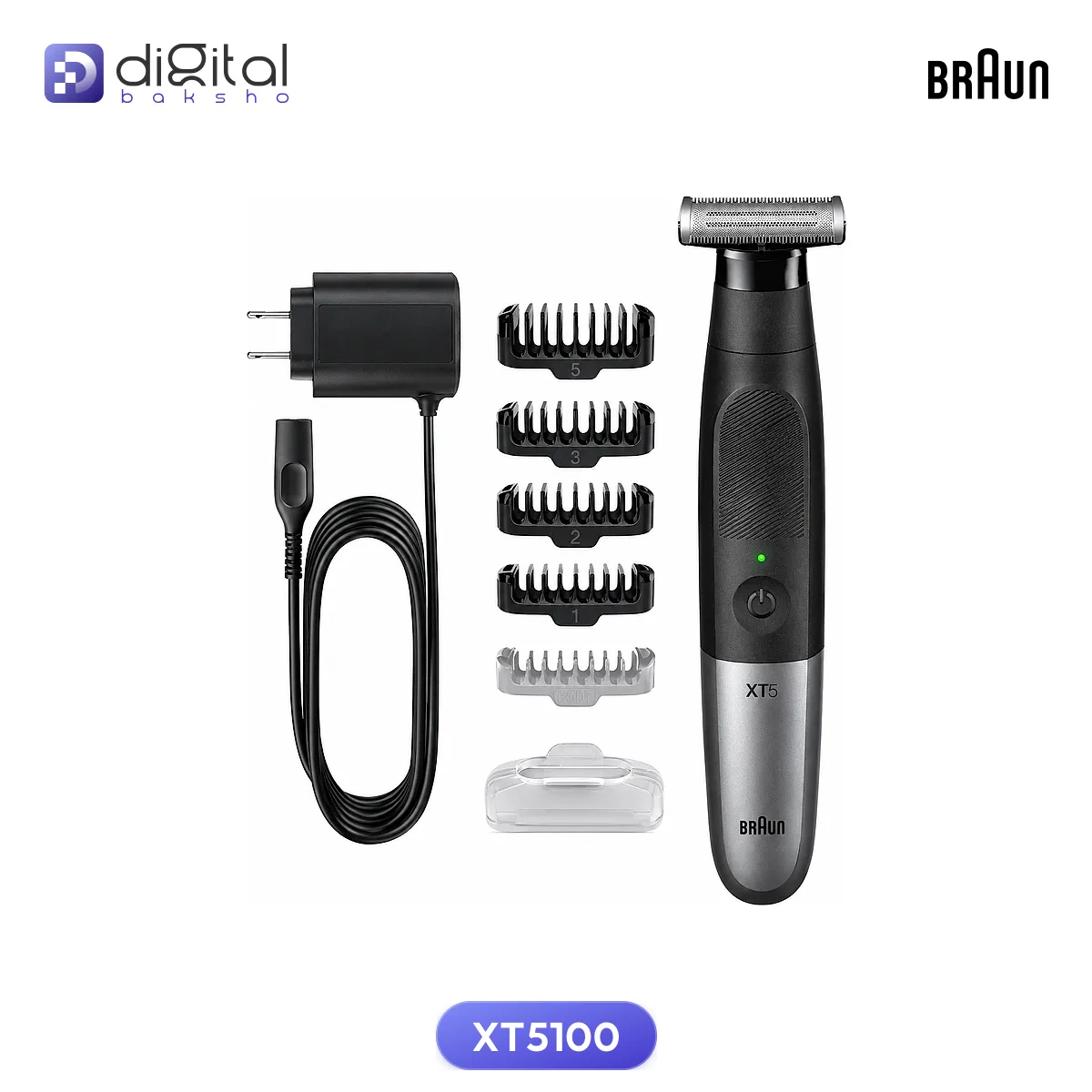 Braun XT5 All-in-One Beard & Body Trimmer XT5100 - Rechargeable Grooming Tool thumbnail 2