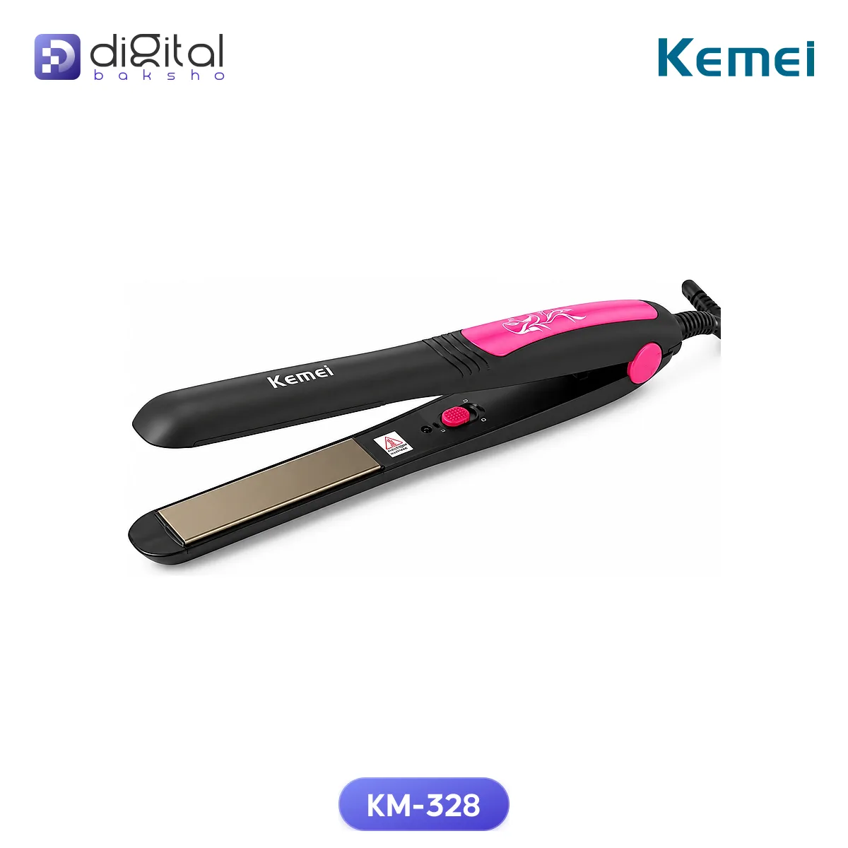 Kemei KM-J03 Cordless Electric Hair Clipper & Beard Trimmer - 200 Min Runtime, USB-C, T-Blade