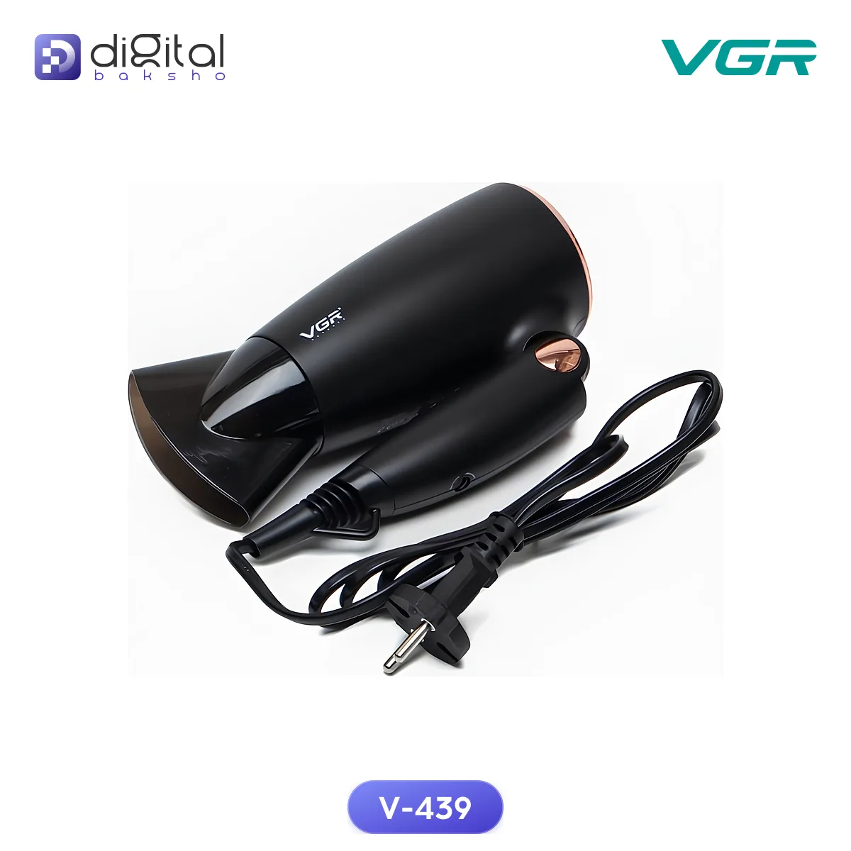 VGR V-439 Professional Foldable Hair Dryer 1600W