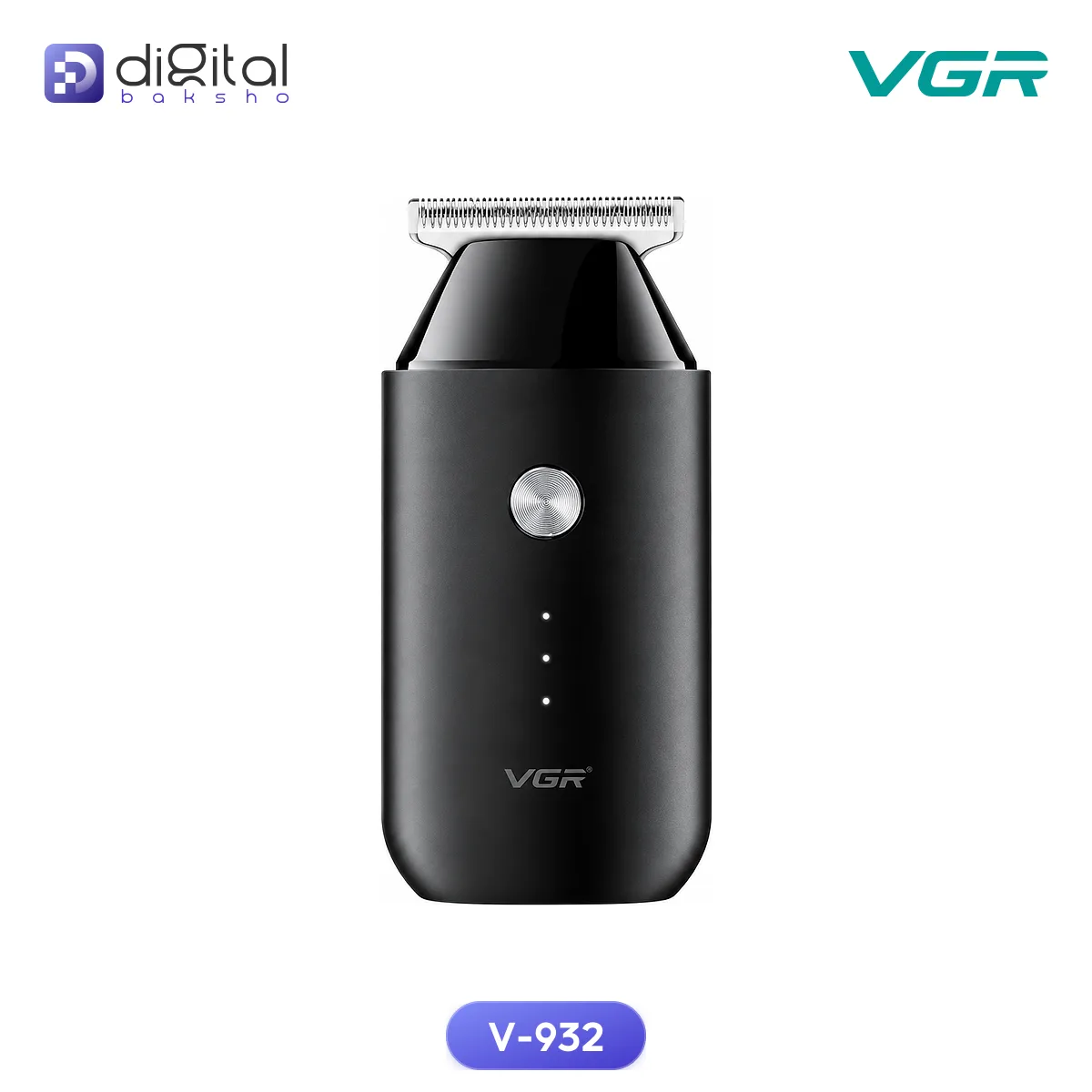 VGR V-932 Rechargeable Pocket Trimmer for Men - Corded & Cordless Hair Clipper with Stainless Steel Blades